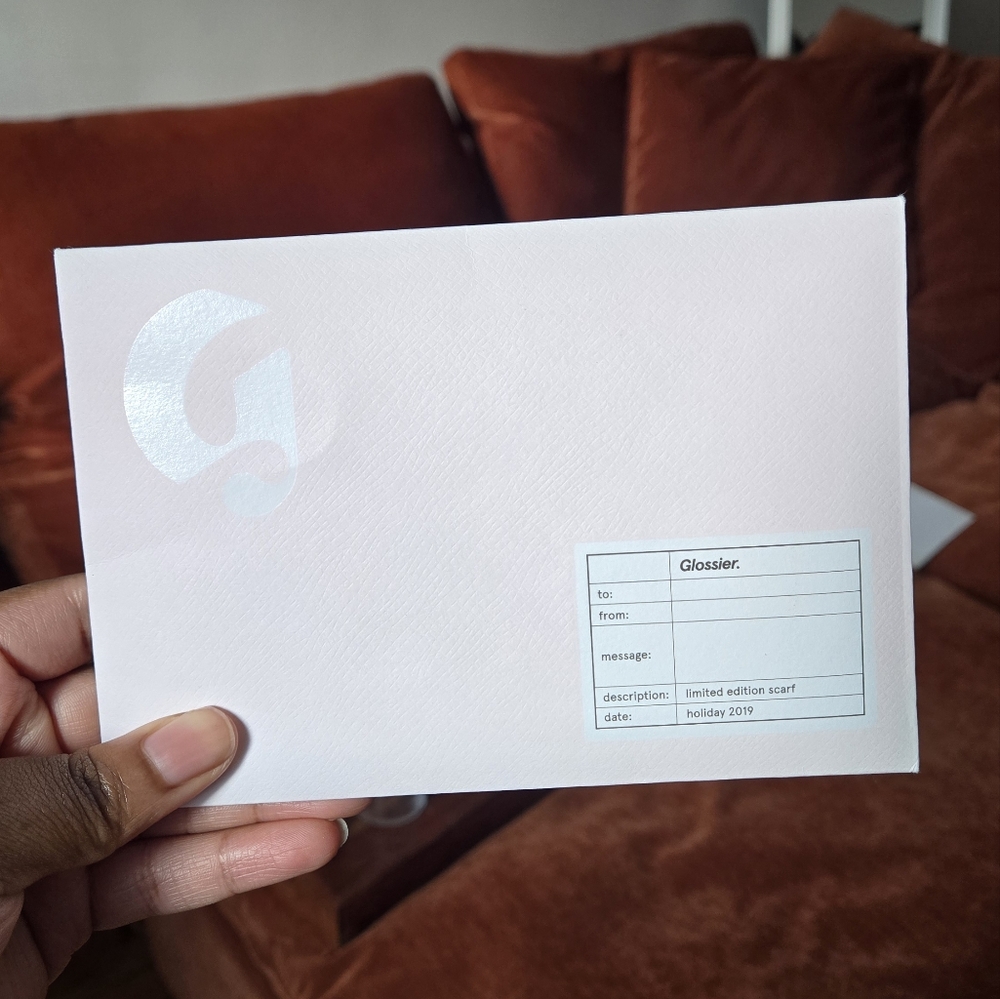 Glossier White Silk Scarf 2019